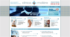 Desktop Screenshot of clinicamoliere.com